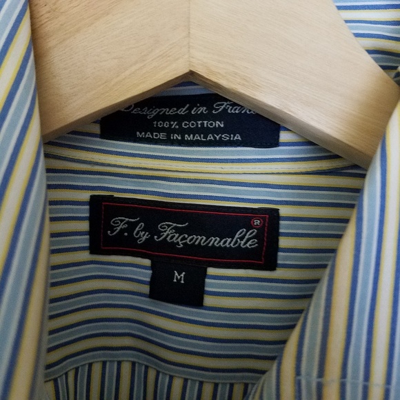 f. by faconnable 100%cotton dress shirt (AF18) - Picture 2 of 4